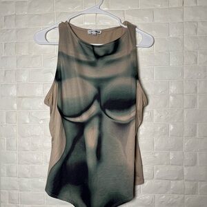 Fashion Nova Optical Illusion Bodysuit - Size 2X